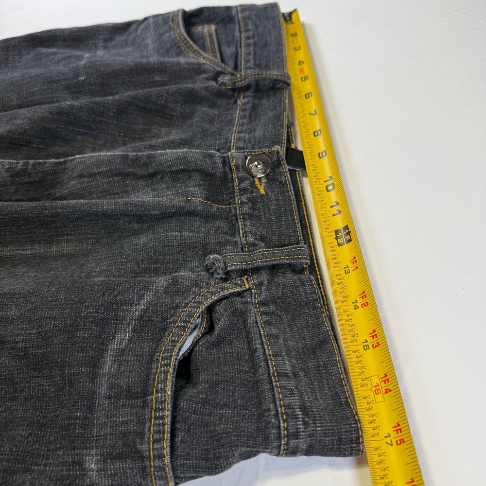 Vintage Makaveli Tupac Y2K Rap Hip‎ Hop Baggy Black Denim Jeans 34X34 - Picture 6 of 8